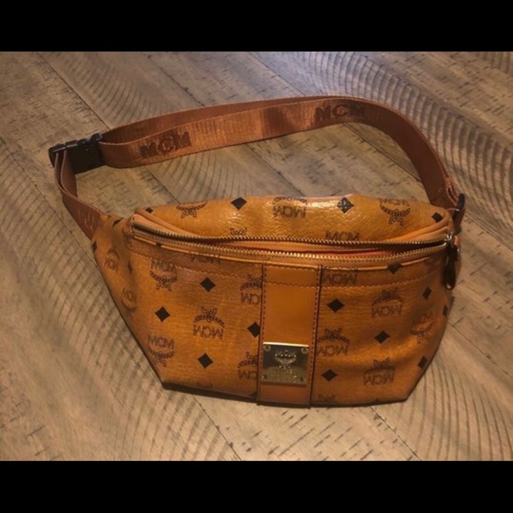 Handbags - Mcm cognac fanny pack
